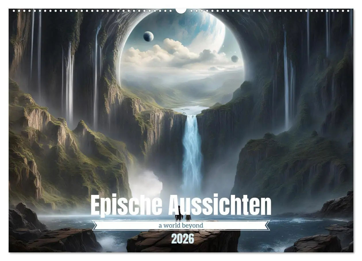 Cover: 9783457474341 | Epische Aussichten (Wandkalender 2026 DIN A2 quer), CALVENDO...